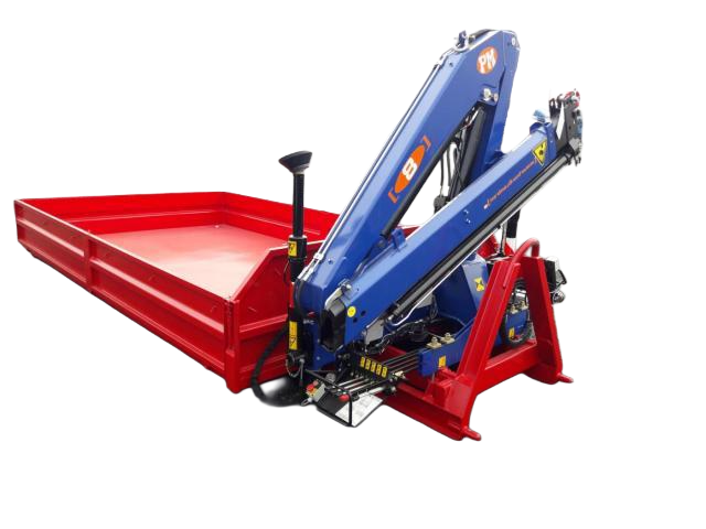 Kontejner s hydraulickou rukou